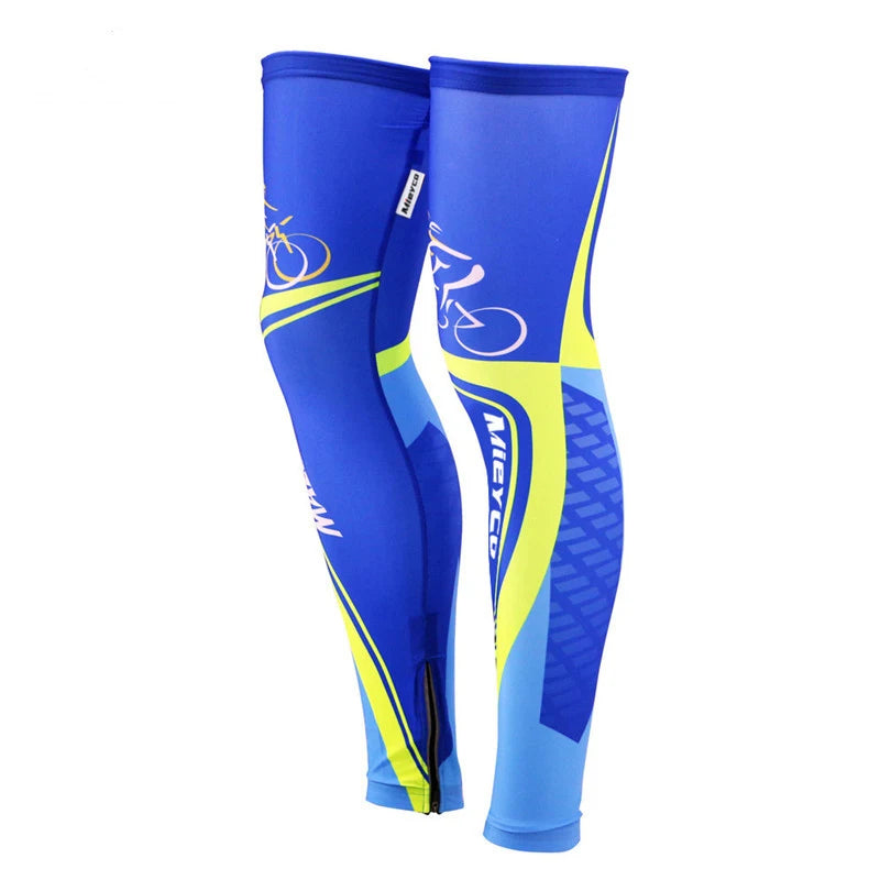 Mieyco Men Summer Ice Silk Leggings UV Sun Protection Leg Covers for Cycling Running Outdoor Sports Perneras Ciclismo Hombre
