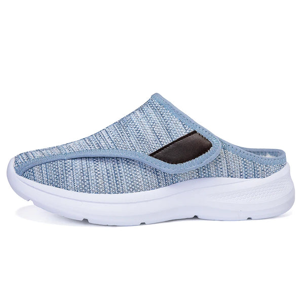 Winter Wide Foot Slippers Women Men Half Shoes Wide Toes Slippers Plush Warm Shoes House Home Cotton Shoes Unisex