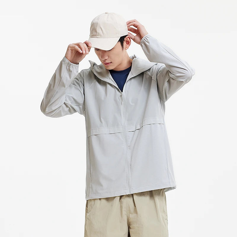Semir Mens UV Jacket 2026 Hooded Cool Feeling Breathable Tops Outdoor Sports Fashion Casual Style Soft Comfortable