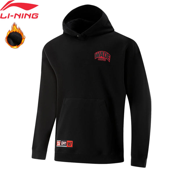 អាវក្រណាត់ Li-Ning សម្រាប់បុរស Wade ពាក់ក្នុងរដូវរងា ធ្វើពីក្រណាត់រោមចៀម 74% កប្បាស 26% ប៉ូលីអេស្ទ័រ អាវក្រណាត់ LiNing សម្រាប់លេងកម្សាន្ត AWDV887