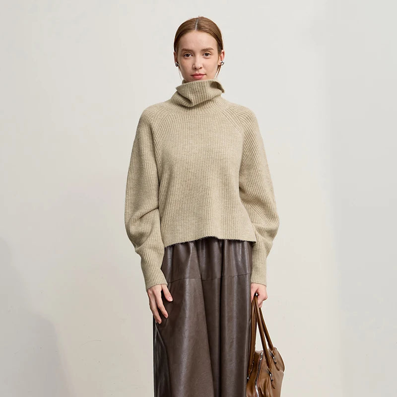 អាវយឺត Amii Turtleneck សម្រាប់ស្ត្រី អាវដៃវែងរលុង ក្តៅ ងាយស្រួលប្រើ ឆ្នាំ២០២៦ រដូវរងា អាវយឺតខ្លីថ្មីសម្រាប់ស្ត្រី 12554056