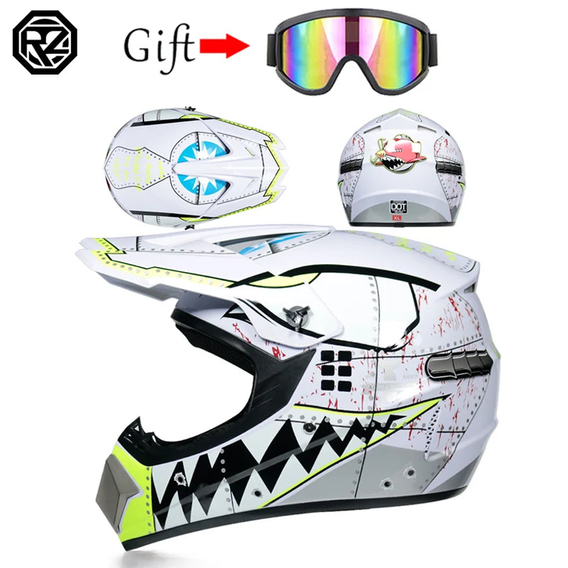 Children and adolescents professional full coverage motorcycle off-road race helmet bike AM DH helmet capacity motocross casso