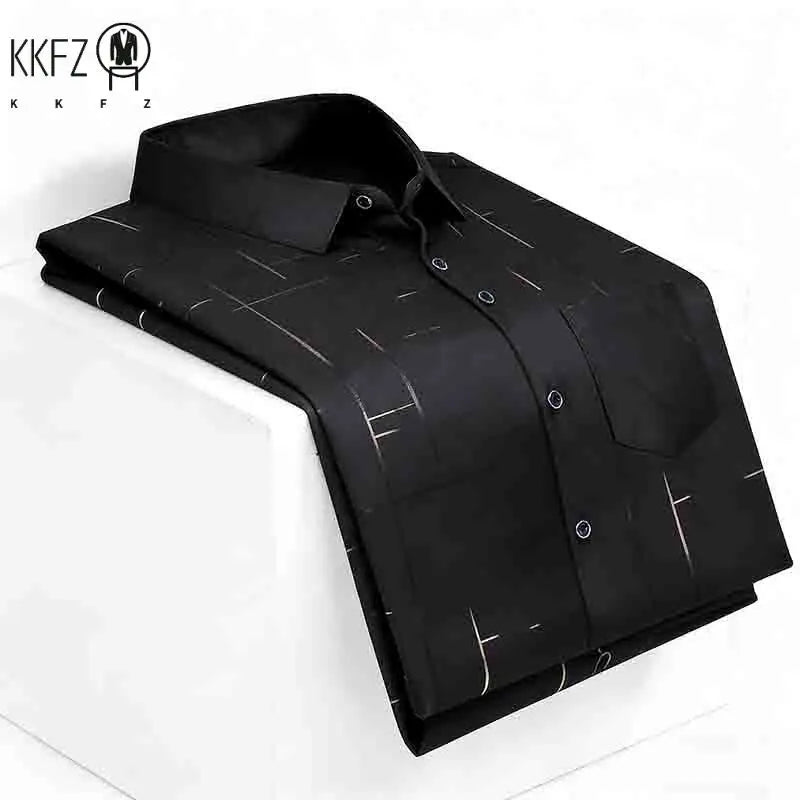 2026 Casual Business Men's Fashion Casual Short Sleeve Shirt Anti-Wrinkle Geometric Print Daily Top