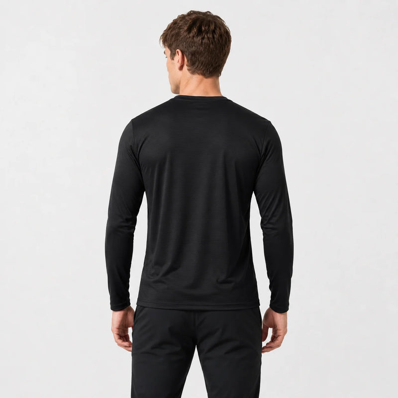 Men's UPF 50+ UV Protection Long Sleeve Sports T-Shirt, Quick Dry Breathable Athletic Tee for Running Fishing Outdoor Workout