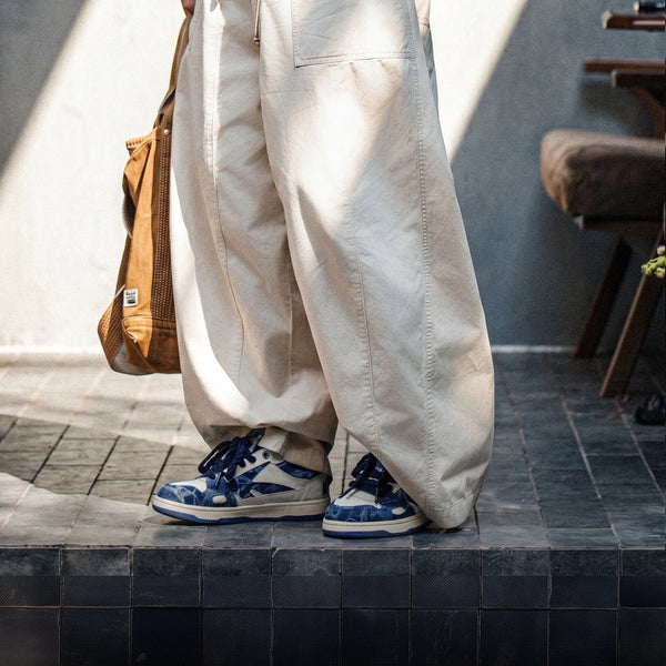 ស្បែកជើងប៉ាតា Maden Denim Canvas សម្រាប់បុរស បែប Streetwear ធ្វើពី Denim កម្រិតទាប ជាមួយនឹងបាតរាបស្មើ ស្បែកជើងធម្មតារដូវក្ដៅដែលអាចដកដង្ហើមបាន