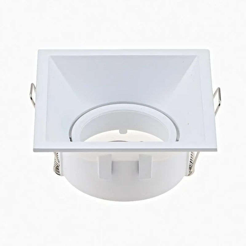 JOYINLED 1/10PCS Square Downlight LED Ceiling Fitting Indoor Spotlight Fixture GU10 MR16 Bulb Frame Recessed Downlight Fixtures