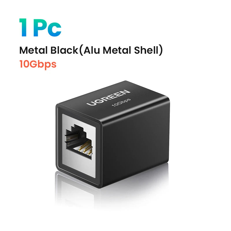 UGREEN 10Gbps RJ45 Connector Network Ethernet Extender PoE for Cat8/7/6A/6/5 Ethernet Cable Adapter Gigabit Female to Female