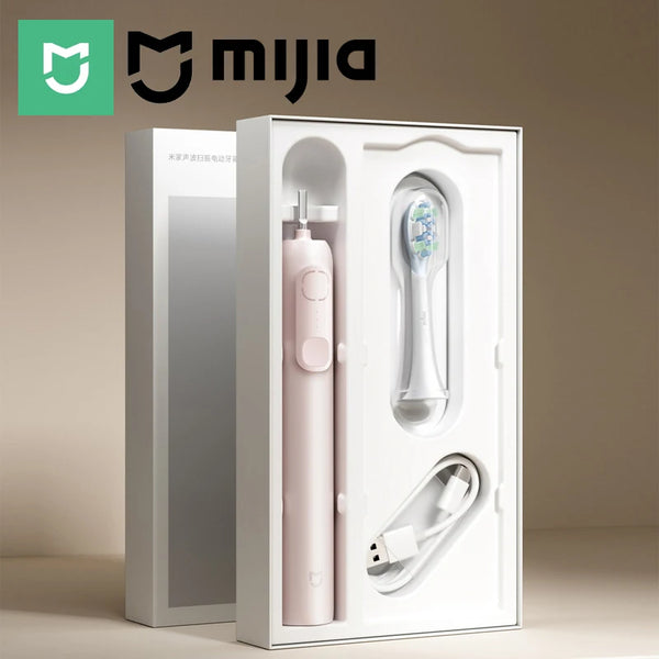 MIJIA Sonic Sweep Electric Toothbrush, Smart Missed-Brush Reminder, Battery Life 180 Day, 3 Mode, Fully Washable Toothbrushes