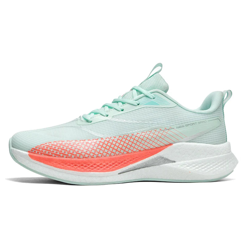 Unisex Sports Shoes Flat Cushioned Running Professional Training Shoes 2026 New Road Jogging Comfortable Lace Up Fitness Shoes