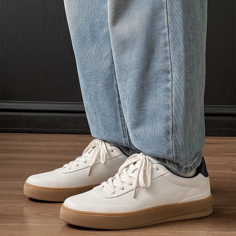 Men's Versatile Casual Shoes Four Seasons Breathable Light Soft-sole Anti-slip Comfort Youth Outdoor Walking Sports Board Shoes