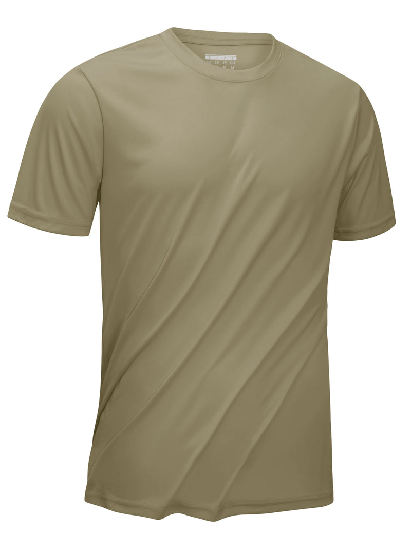 TACVASEN UPF 50+ Summer Performance T-shirts Mens Sun Protection Tee Shirts Gym Sports Athletic Running Swim Casual T-shirt Tops