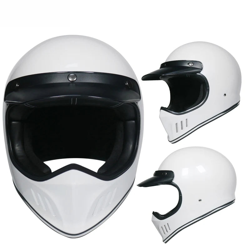 Motorcycle Helmet Full Face casco moto Helmet Vintage Chopper Retro Helmet capacete de motocicleta
