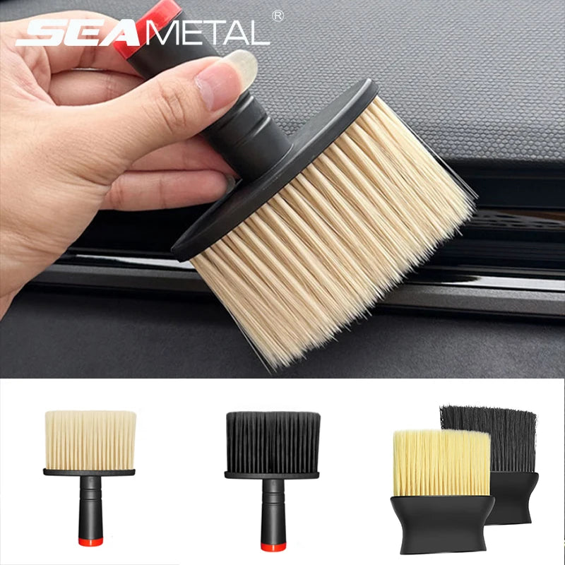 SEAMETAL Car Air Conditioner Outlet Dust Removal Brush Soft Bristles Car Wash Brushes Dust Remover for Car Cleaning Accessories