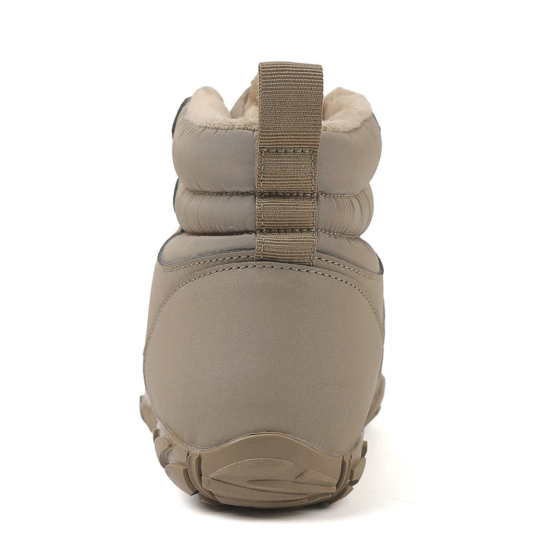 Winter Unisex Ankle Snow Boots Men Women Plush Cotton Shoes Snowboots Warm Shoes Size 35-48 Dropshipping