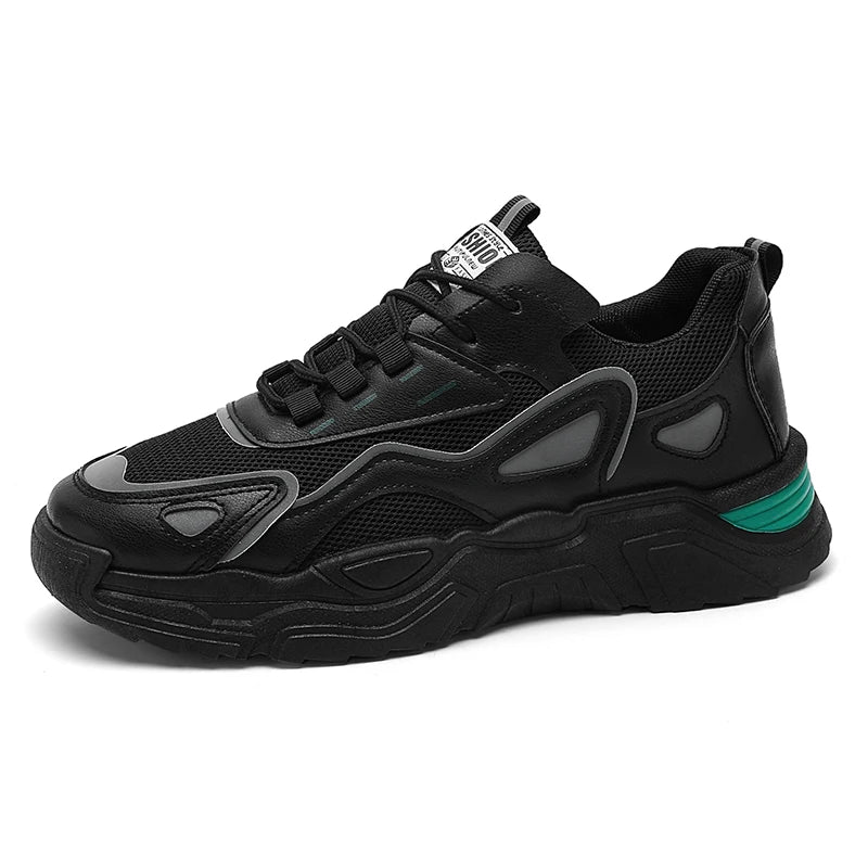 Men's breathable mesh casual sports shoes four season soft soled comfortable outdoor running shoes student shoes male sneakers