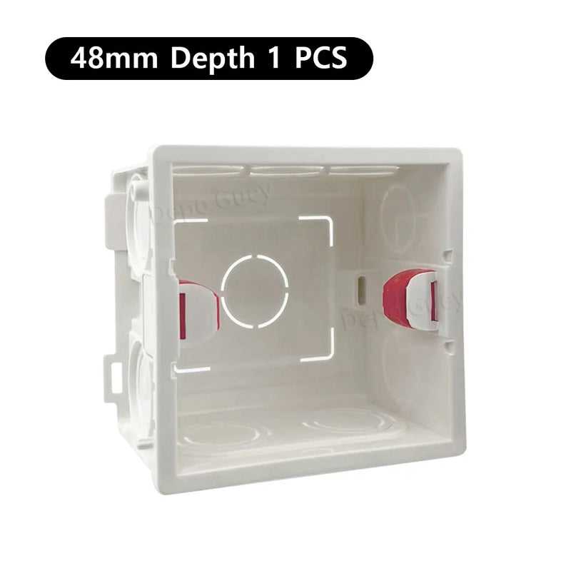 Model 86 Adjustable International Bottom Box, Wall Switch Socket Internal Mounting Box, Electrical Socket and Accessories