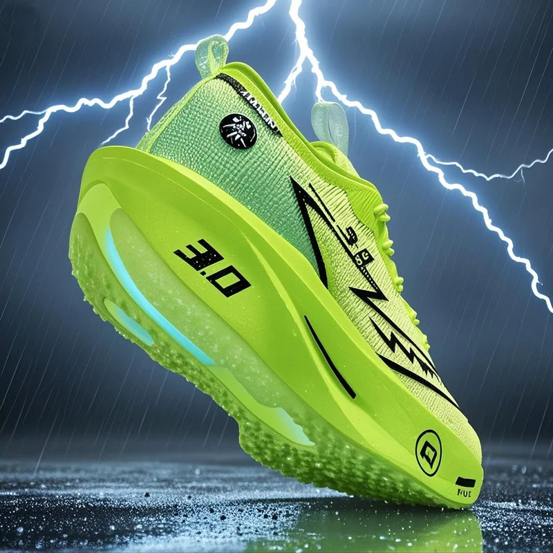 Couple Sneakers for Men Women Lightweight Breathable Professional Marathon Training Jogging Shoes Lightweight Mesh Tennis Shoes