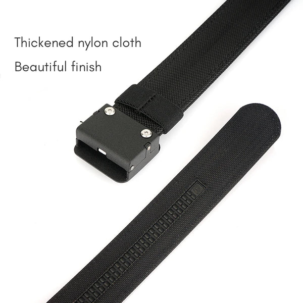 VATLTY Strong Casual Belt for EDC Metal Automatic Buckle Tactical Outdoor Belt Tight Nylon Rigid Girdle Men's Military belts