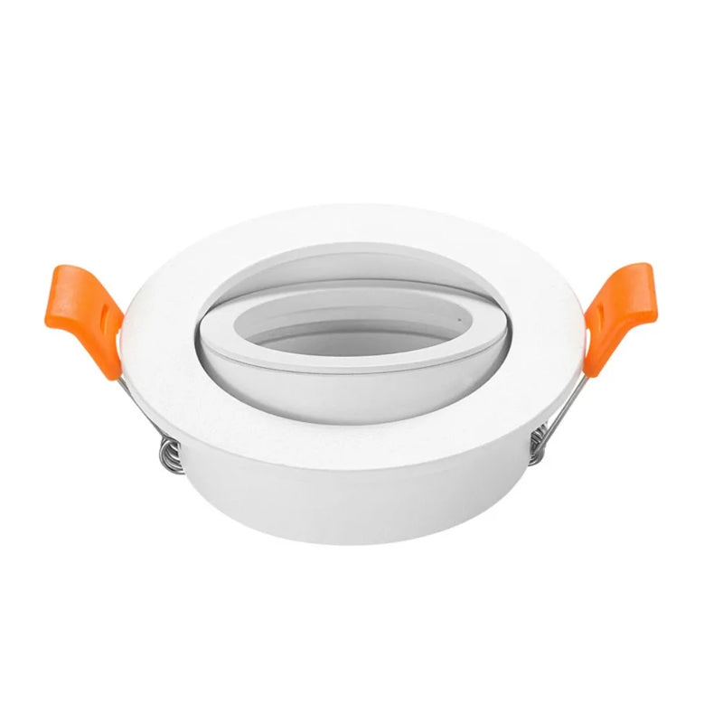JOYINLED 1/10Pcs Round Recessed Downlight LED Ceiling Light Frame MR16 GU10 Bulb Fixture Downlight Holder GU10 Spot Light