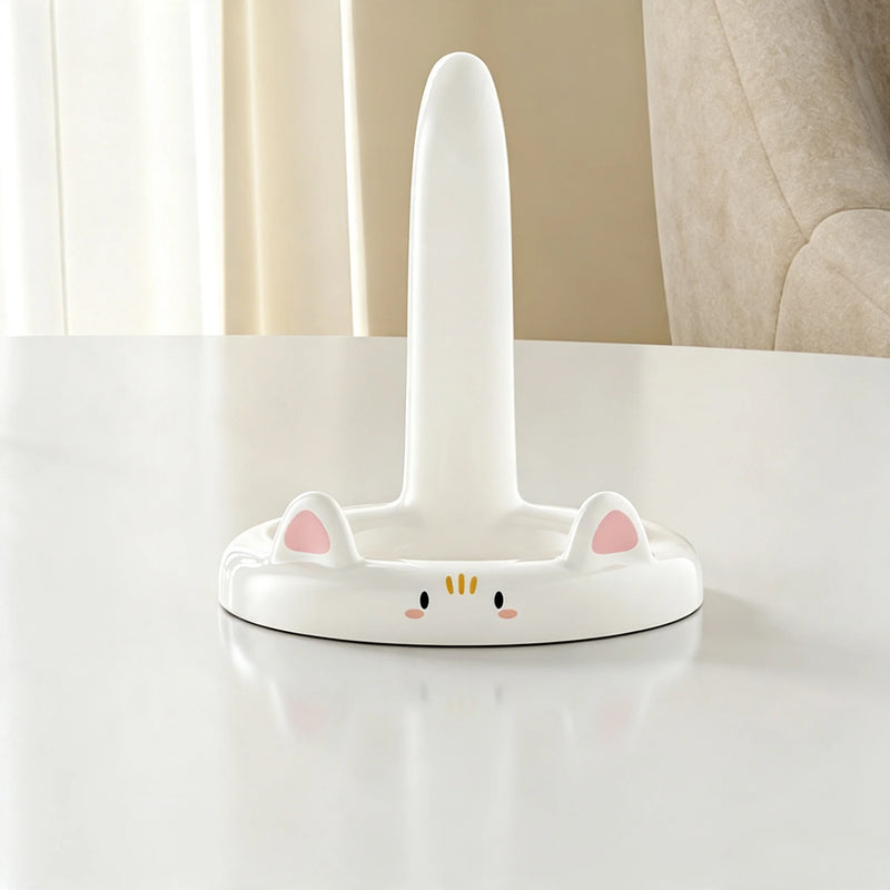 1pc Cartoon Phone Holder, Adjustable Angle,Portable Desktop Stand,Cute Design, Compatible with Most Phones.