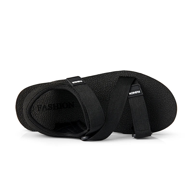 Summer Mens Adjustable Sandals Men Black Gray Blue Sandals Comfortable Non Slip Sandal Size 38-46 Dropshipping