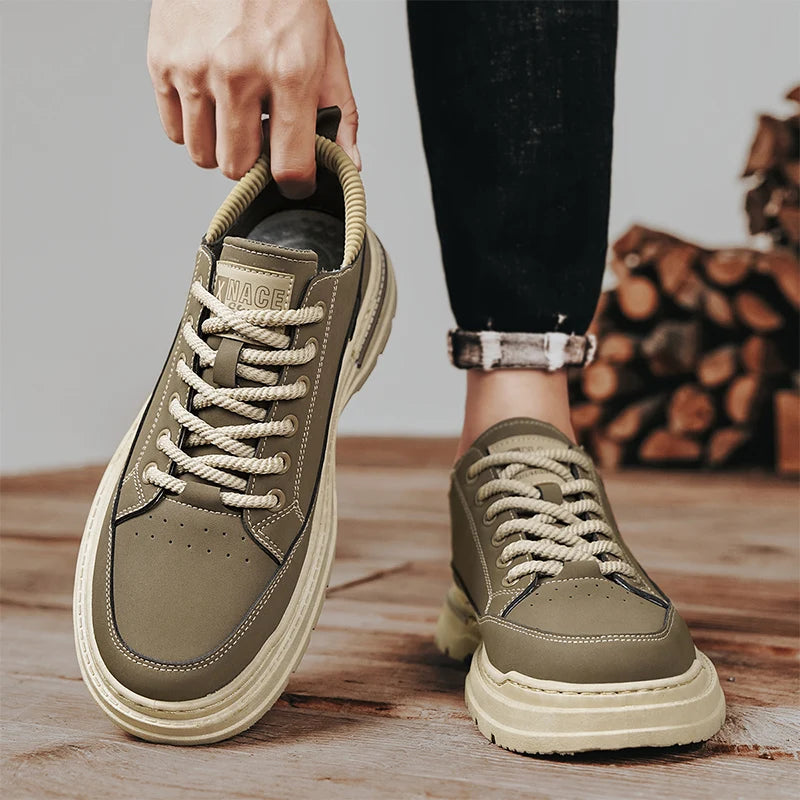 Men's shoes casual sports shoes four season soft soled comfortable outdoor workwear shoes safety shoes fashion youth socks shoes