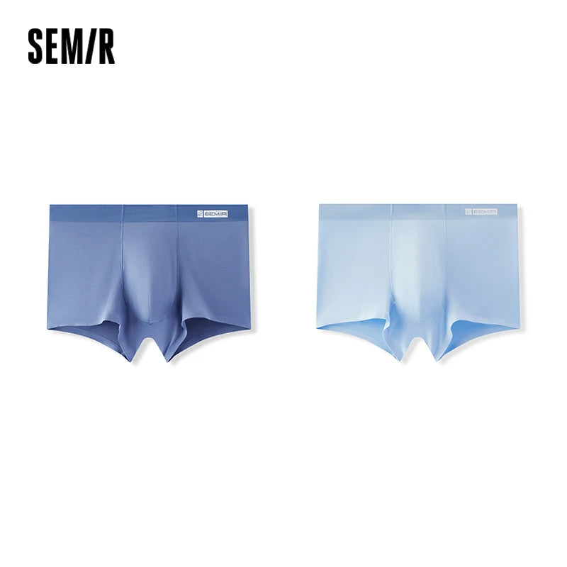 ខោខ្លីបុរស Semir ធ្វើពីក្រណាត់ប្រឆាំងបាក់តេរី វាយនភាពប៉ាក់ ទន់រលោង រដូវស្លឹកឈើជ្រុះ ឆ្នាំ២០២៦ ផាសុកភាពប្រចាំថ្ងៃ មានអារម្មណ៍ស្រួល និងមានខ្យល់ចេញចូលបានល្អ ទំហំមធ្យម