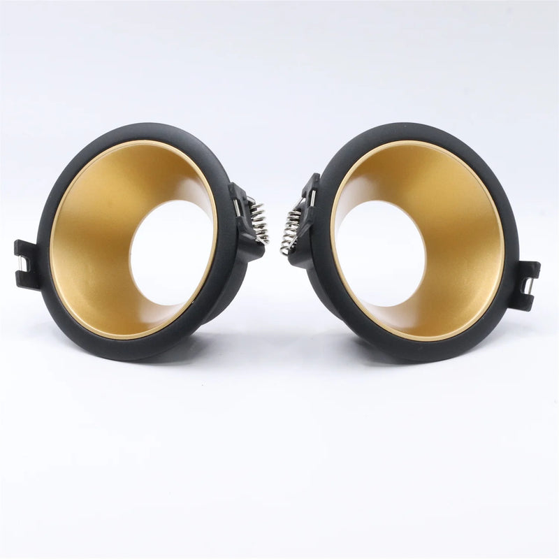 អំពូល LED រាងមូល GU10 អំពូល Downlight ស៊កចូលជាមួយស៊ុមអាលុយមីញ៉ូម MR16 គ្រឿងបន្លាស់អំពូល MR16 GU10 មិនអាចលៃតម្រូវបាន