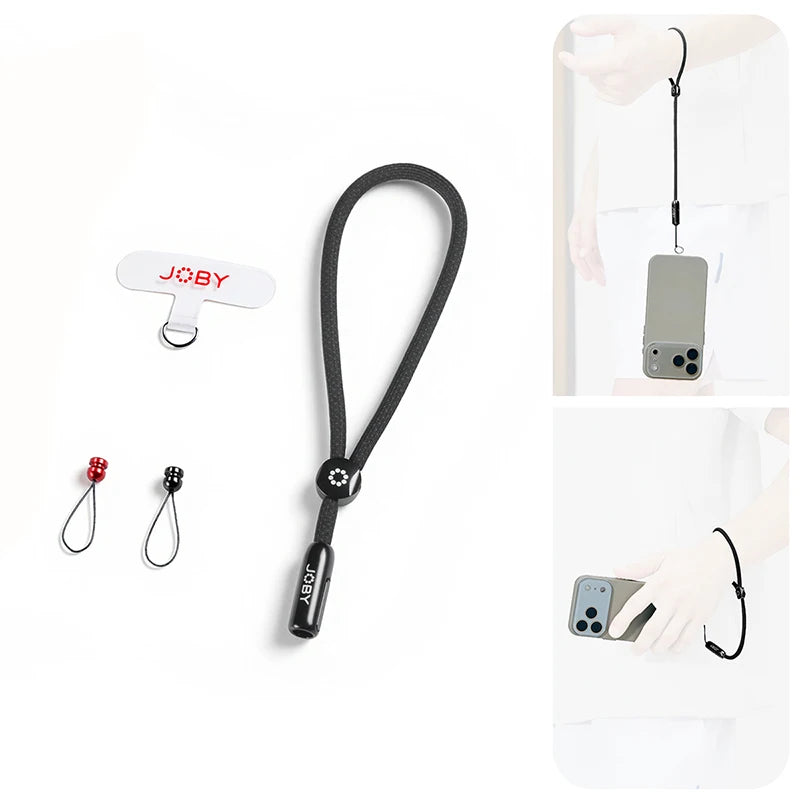 ខ្សែរក្រវ៉ាត់ទូរស័ព្ទ JOBY CarryLine™ CL04 ខ្សែរក្រវ៉ាត់ស្មា ខ្សែរក្រវ៉ាត់កដៃ សម្រាប់ Iphone 17 16 Samsung Huawei Xiaomi បញ្ចេញរហ័សដោយម៉ាញេទិក