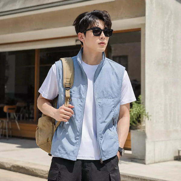 Lightweight and quick-drying jacket-style work clothes customized with logo suitable for enterprises groups exhibitions