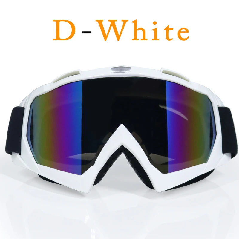 Adult  Motocross Goggles Motorcycle goggles Glasses ATV Clear Lens Ski Helmet Googles Off-road for Kawasaki Oculos Gafas