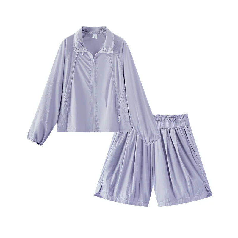 Semir Women Set Sun Protection Two Piece Summer 2026 Lightweight Casual Outdoor Style Fashion Outfit Matching Suit