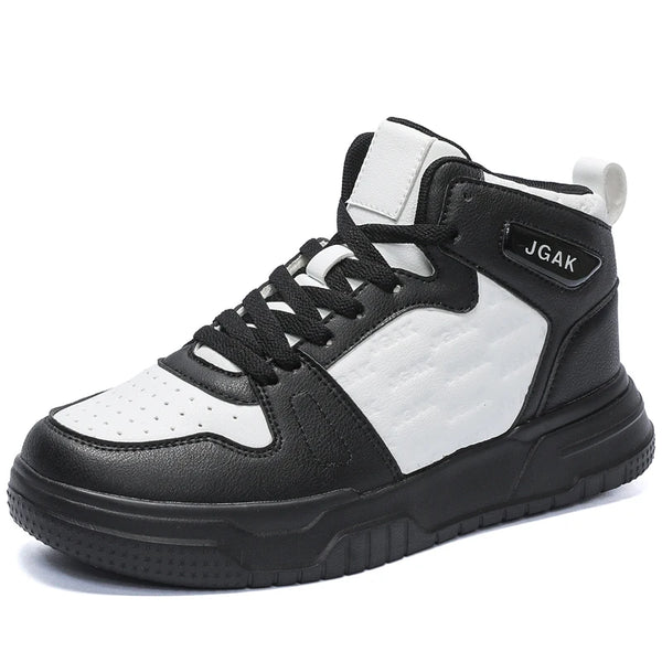Plus Big Size 49 50 51 52 High Top Skateboarding Shoes Men Fashion Leather Casual Sneakers Dropshipping
