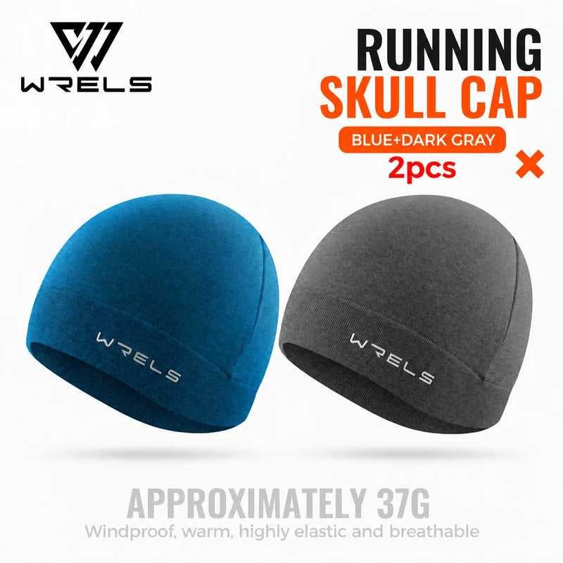 WRELS Sports Skull Cap Warm Ski Beanie Helmet Liner Breathable Moisture Wicking Running Cycling Men Women Outdoor Thermal Cap