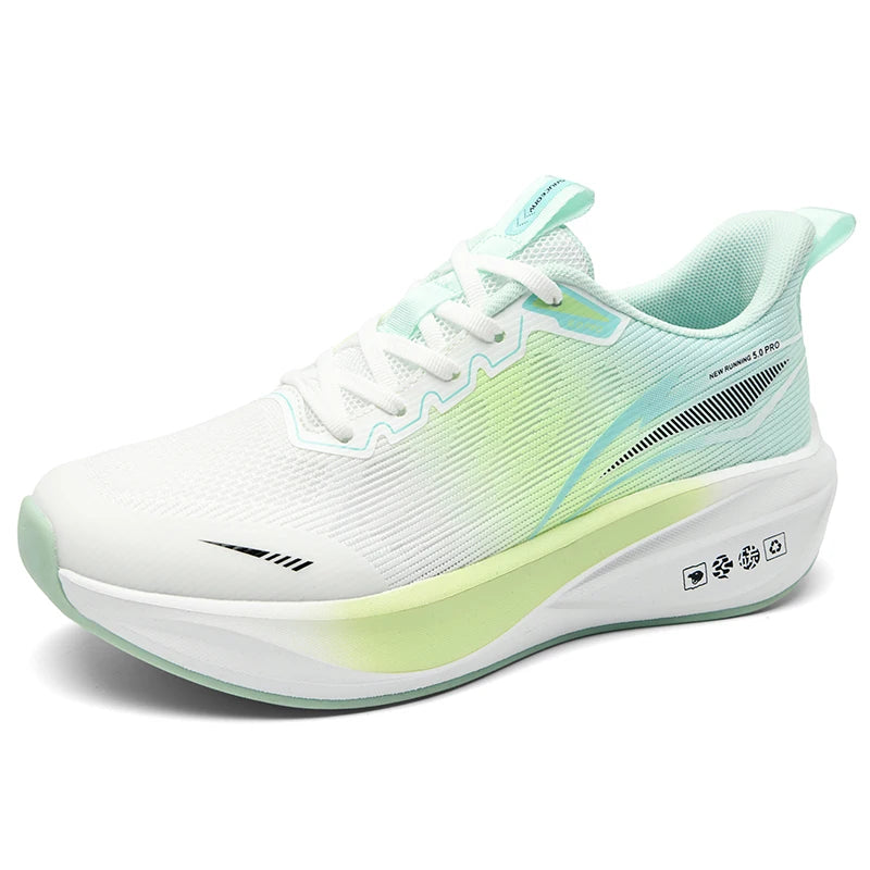 Men women light racing running shoes four seasons soft sole comfort outdoor casual sports shoes couples breathable mesh sneakers