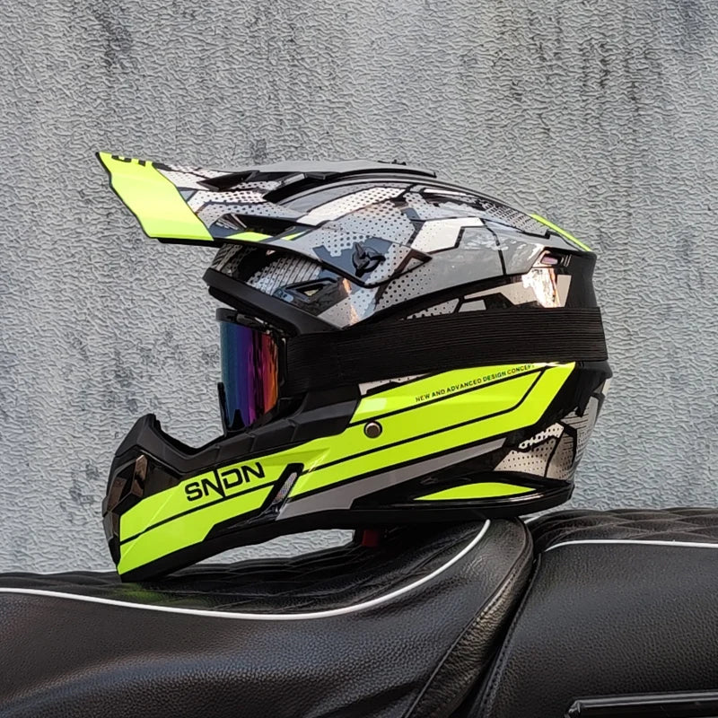 ORZ high-quality off-road motorcycle helmet Kask Cross Downhill Soporte Casco off-road helmet ATV downhill helmet