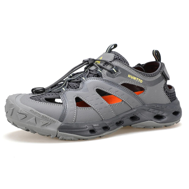 HUMTTO Summer Hiking Shoes for Men 2025 Breathable Mens Sneaker Outdoor Water Beach Sandals Fishing Climbing Wading Man Sneakers