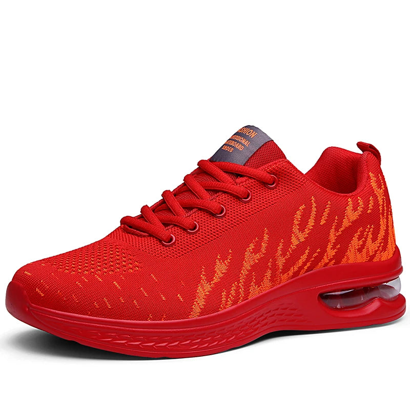 Mens Sports Shoes 2025 New Breathe Mesh Lace Up Casual Walking Shoes Anti Slip Lightweight Fitness Training Running Shoes Man