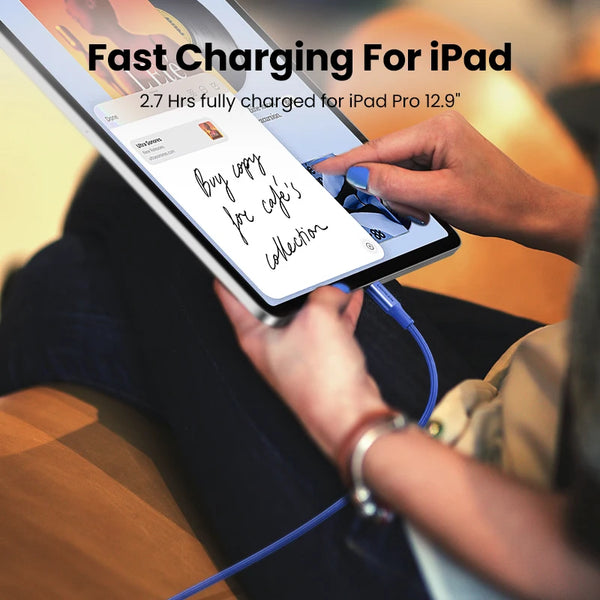 ខ្សែសាក UGREEN USB-C PD3.0 100W ប្រភេទ C ទៅប្រភេទ C ខ្សែសាកលឿនសម្រាប់ MacBook Samsung S26/25 iPhone 18/17/16 ខ្សែប្រភេទ C QC4.0