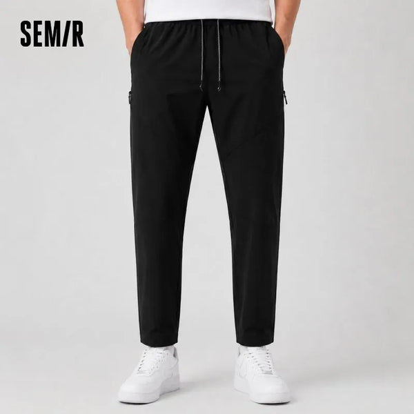 ខោបុរស Semir មុខងារឆ្នាំ ២០២៦ មានហោប៉ៅច្រើន ខ្សែរ៉ូតចំហៀង ត្រង់ រចនាប័ទ្មទីក្រុង ធម្មតា ទន់ មានផាសុកភាព ពាក់ប្រចាំថ្ងៃ