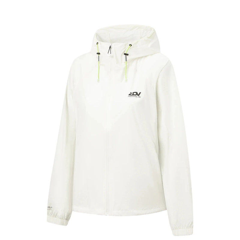 អាវក្រៅរត់សម្រាប់នារី Li-Ning LN WIND PROOF ប៉ូលីអាមីត រាងរលុង មានក្រណាត់ឆ្លុះ និង ឆ្លុះពន្លឺ AFYW002