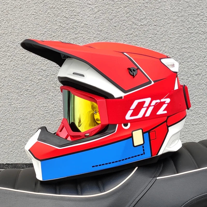 ORZ child/teenager Off Road Motorcycle Helmet Cascos para Motos ATV Mountain Bike Speed Drop DH Helmet Capacetes de Moto