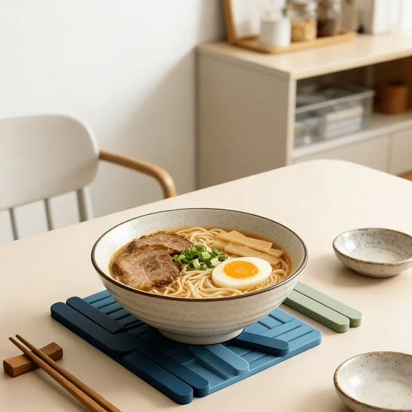 2pcs Foldable Heat-Resistant Mats, Suitable for Hot Pots And Frying Pans, High-Temperature Resistant, And Silicone Pot Mats