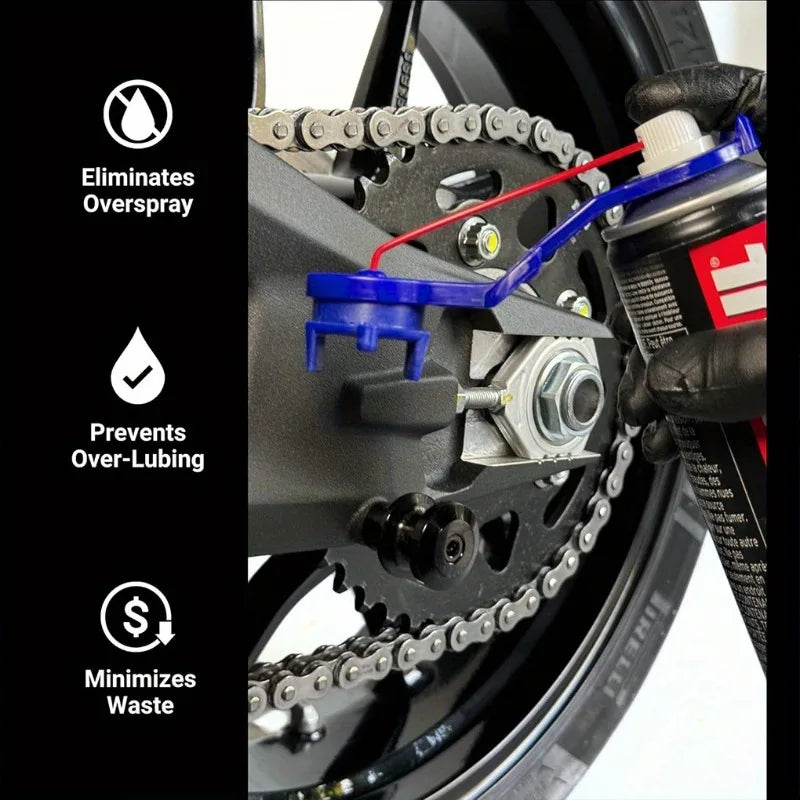 1set Convenient Oiling Tool for Motorcycle Chains,Lubrication And Maintenance Device Essential for Chain Upkeep Cleaning.