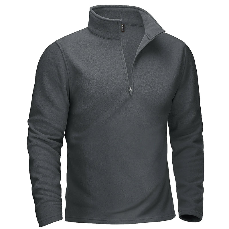 TACVASEN Turtleneck Fleece Sweatshirts Thermal Quarter-Zip Lightweight Pullovers Casual Warm Breathable Hiking Golf Sweaters