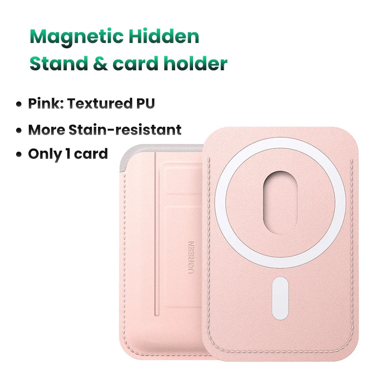 UGREEN Magnetic Card Bag Holder Card Wallet Phone Stand for Magsafe iPhone 16 15 14 13 12 Wallet Case Foldable Holder