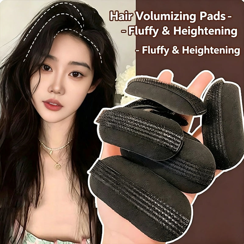 4/2PCS Fluffy Skull Top Height Boosting Hair Clip Invisible Curling Bottom Fluffy Sponge Bundle Female Styling Tool