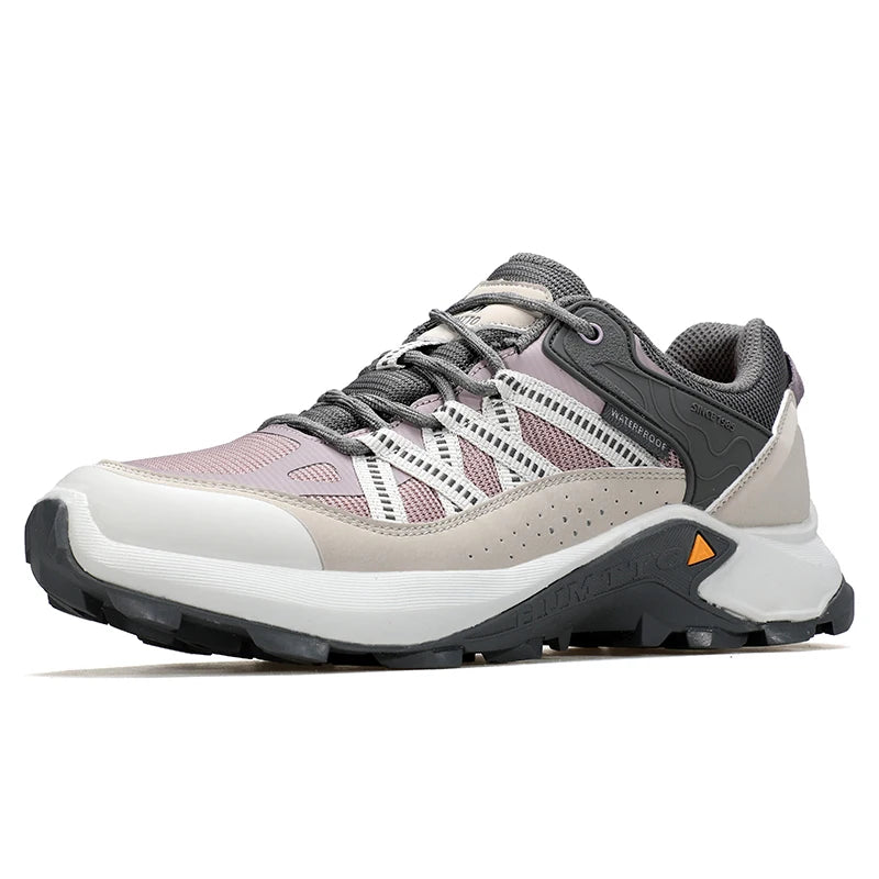 HUMTTO Leather Winter Hiking Boots for Women Outdoor Waterproof Woman Treeking Shoes Climbing Mountain Hunting Walking Sneakers