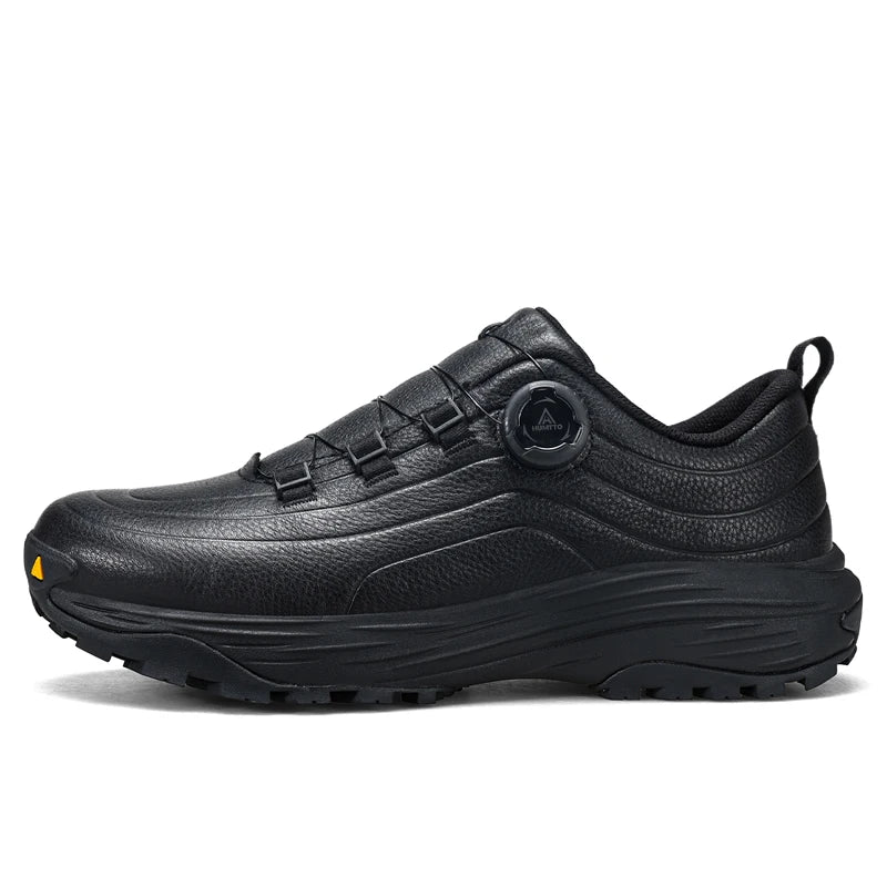 HUMTTO Hiking Shoes for Man Non-slip Water-resistant Mens Sneakers Breathable Outdoor Winter genuine leather Men Trekking Shoes