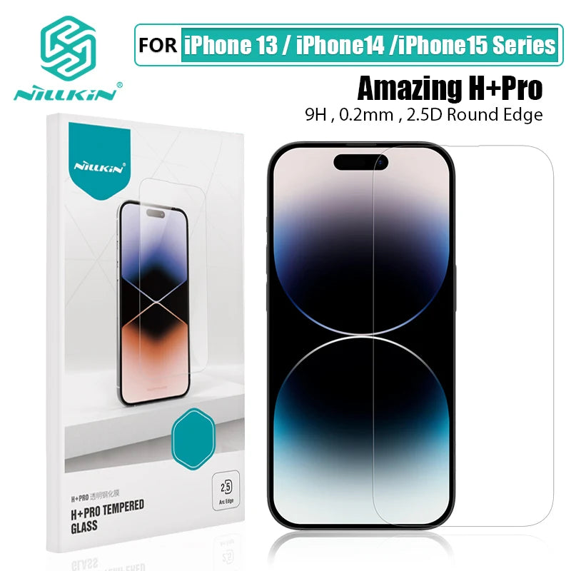 For iPhone 16 Pro Max Screen Protector NILLKIN CP+Pro /H+Pro Tempered Glass For iPhone 15 Pro Max / For iPhone 13 Pro Max